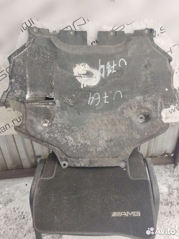 Защита двигателя mercedes glk x204