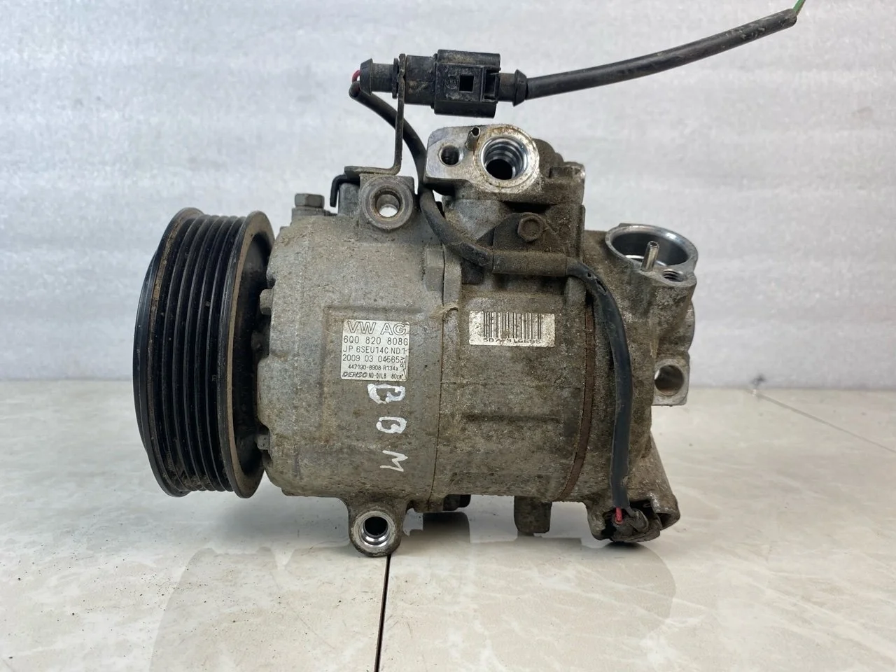 Компрессор кондиционера Skoda Fabia 2 2007-2015 6Q0820808G 1.2 CGP