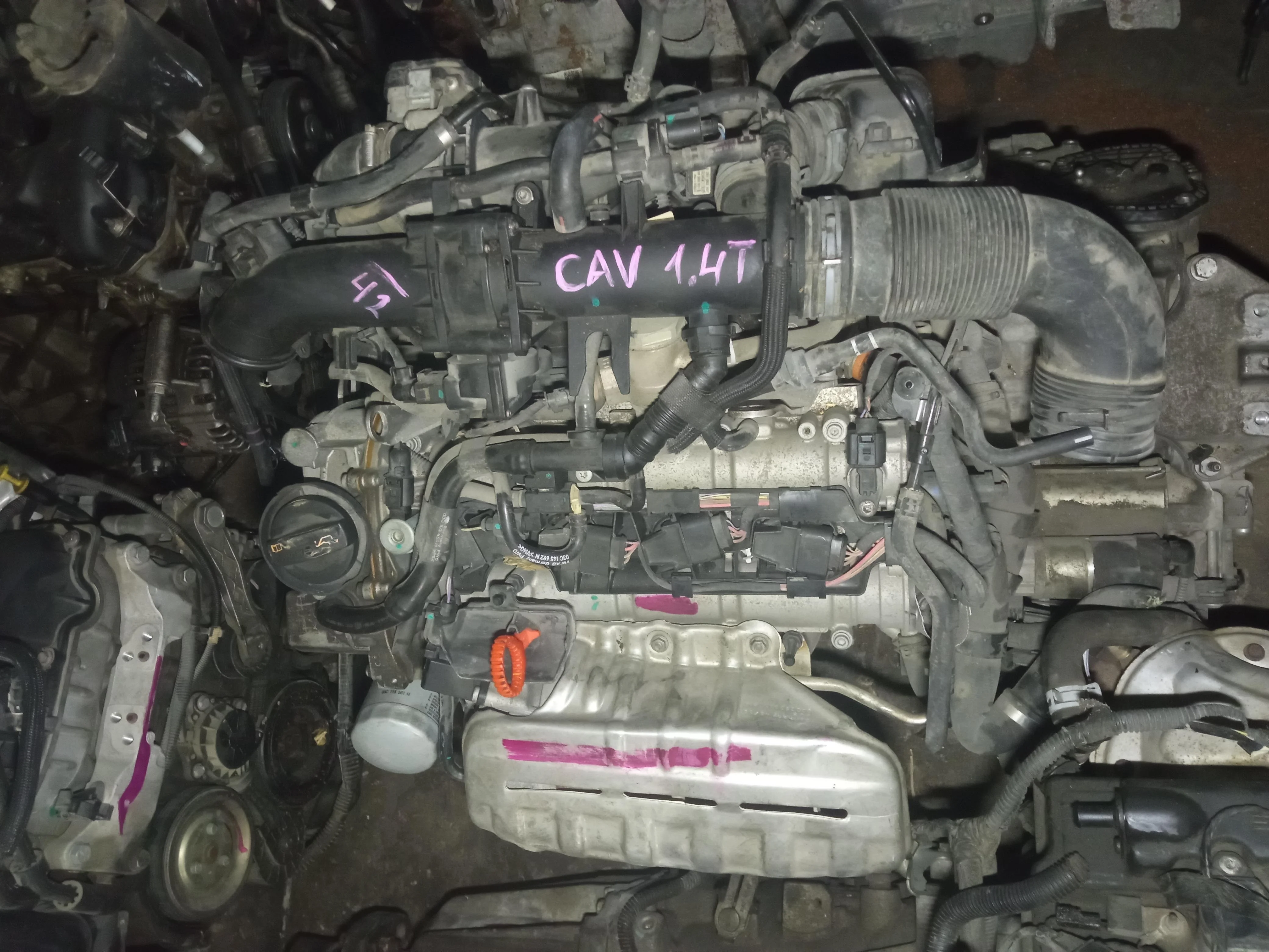 Двигатель VAG 1.4T CAV (CAVA CAVB CABC CAVD) VW Tiguan