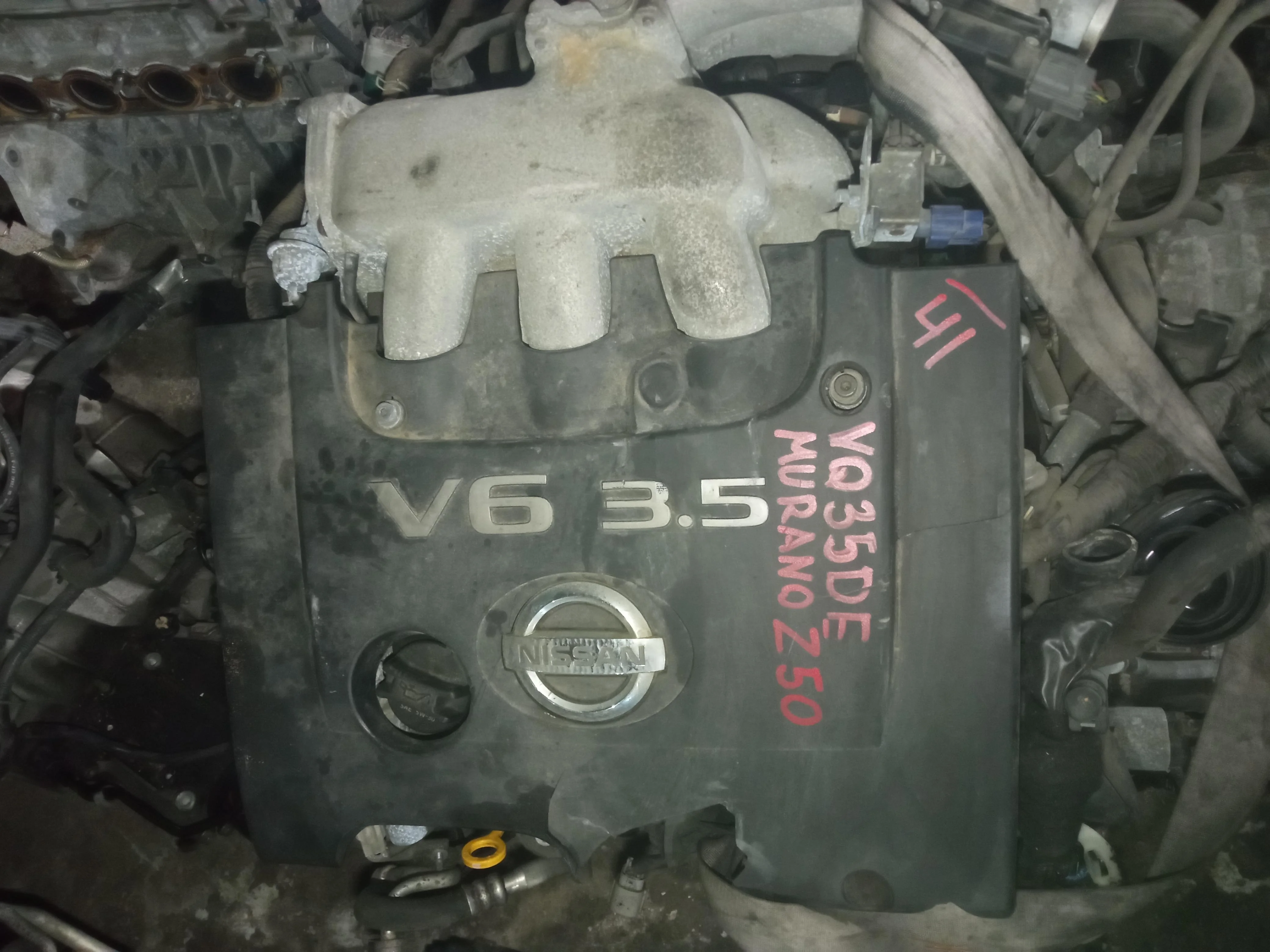 Двигатель NISSAN VQ35DE 3.5 Murano Z50, Teana J31
