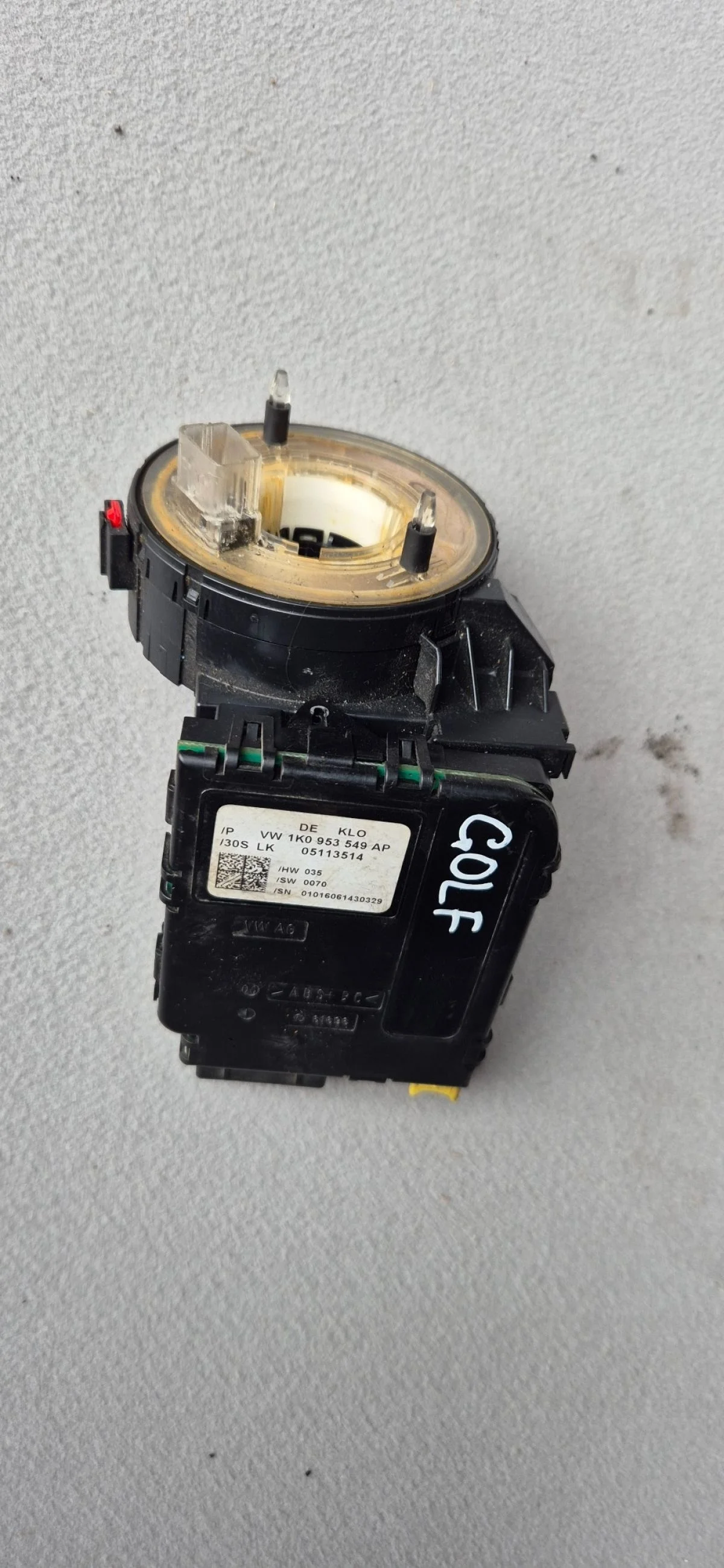 Механизм подрулевой SRS (ленточный) VW Golf 5