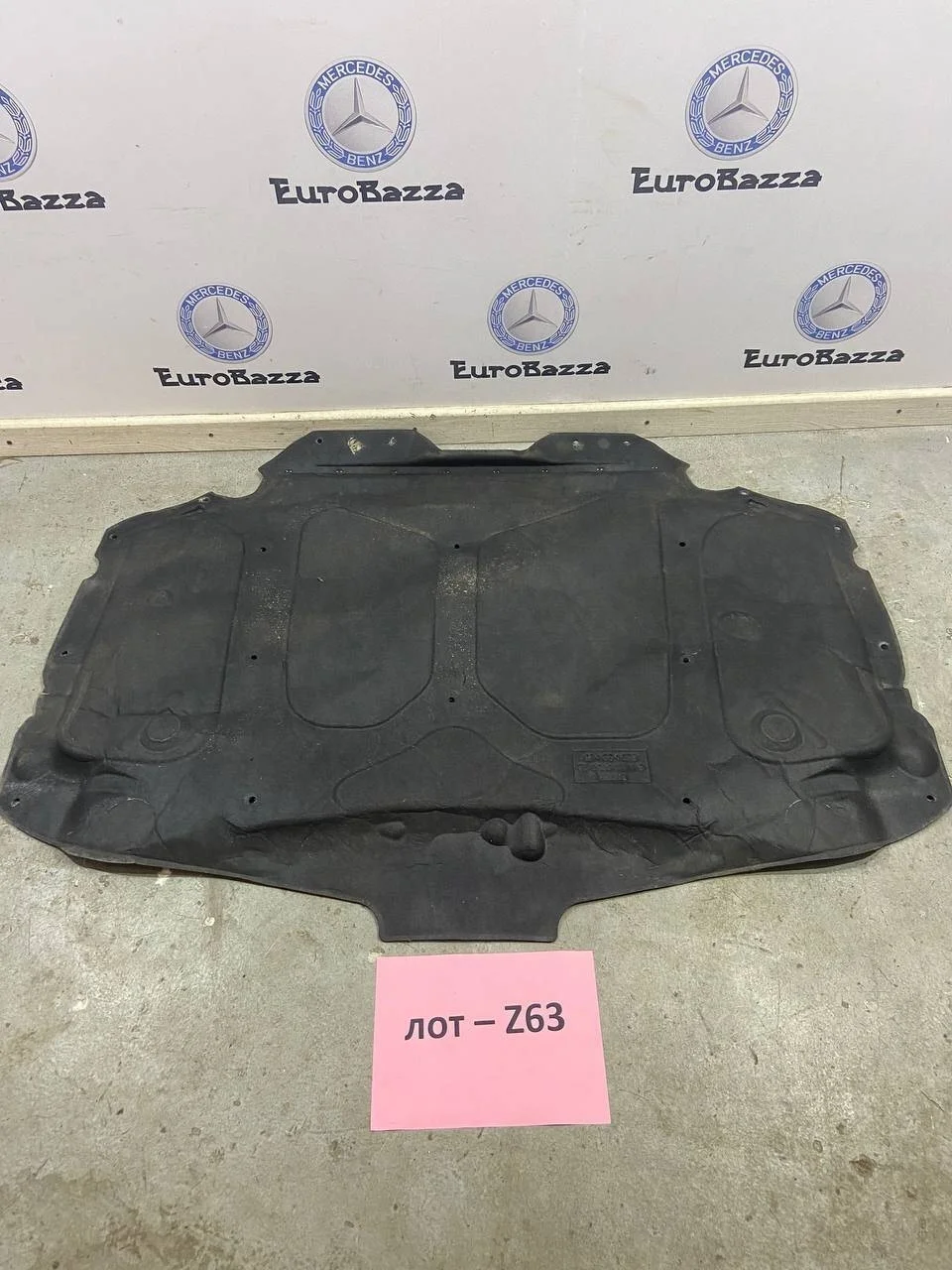 Шумоизоляция капота Mercedes W220