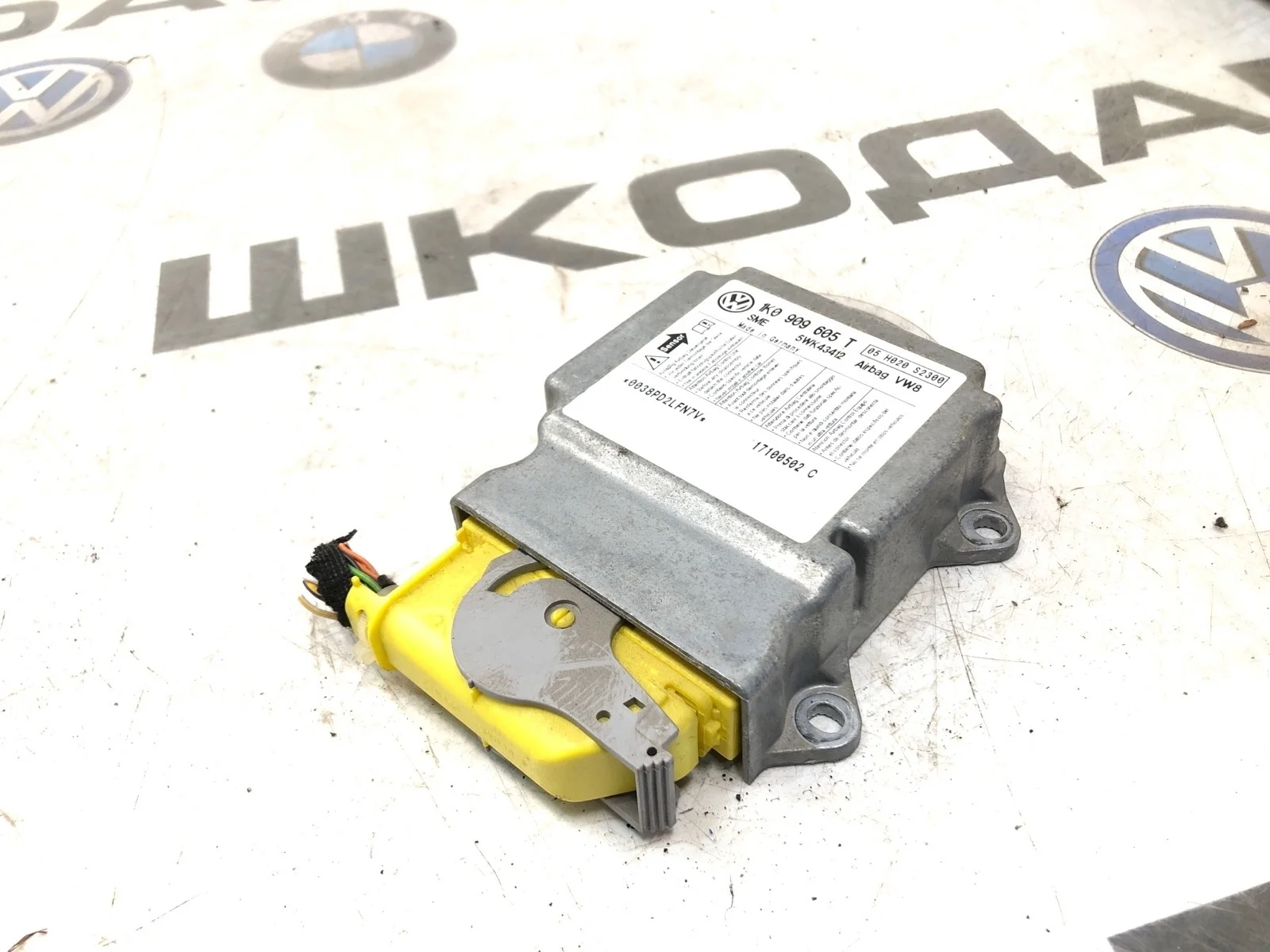 Блок управления Airbag Skoda Octavia Rs 1K0909605T A5 (1Z) 2.0 CEGA