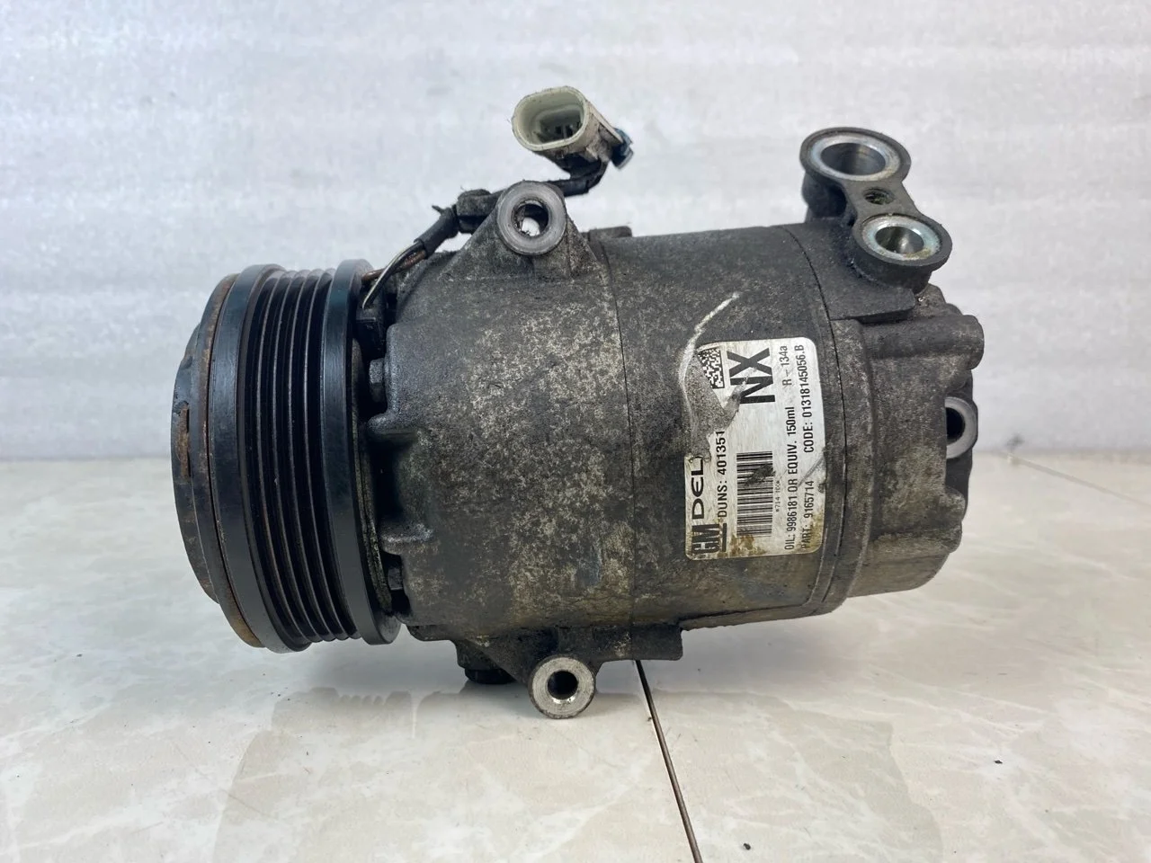 Компрессор кондиционера Opel Meriva A 2003-2010 09165714 1.4 Z14XEP