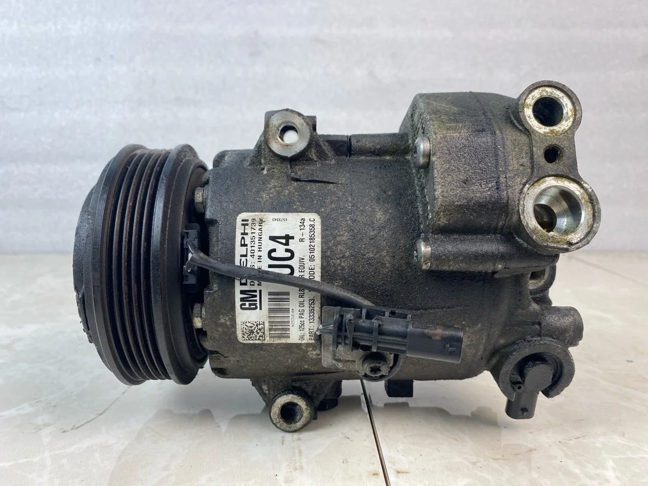 Компрессор кондиционера Opel Astra J 2009-2016 13335253 1.4 A14XER