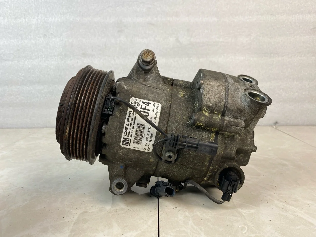 Компрессор кондиционера Opel Astra J 2009-2016 13335250 1.6 A16XER