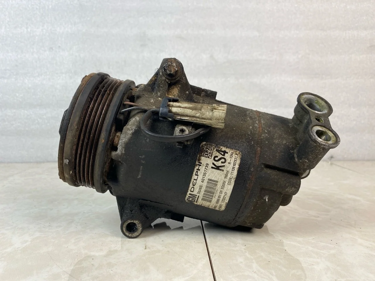 Компрессор кондиционера Opel Astra H 2004-2014 13322147 1.6 Z16XER