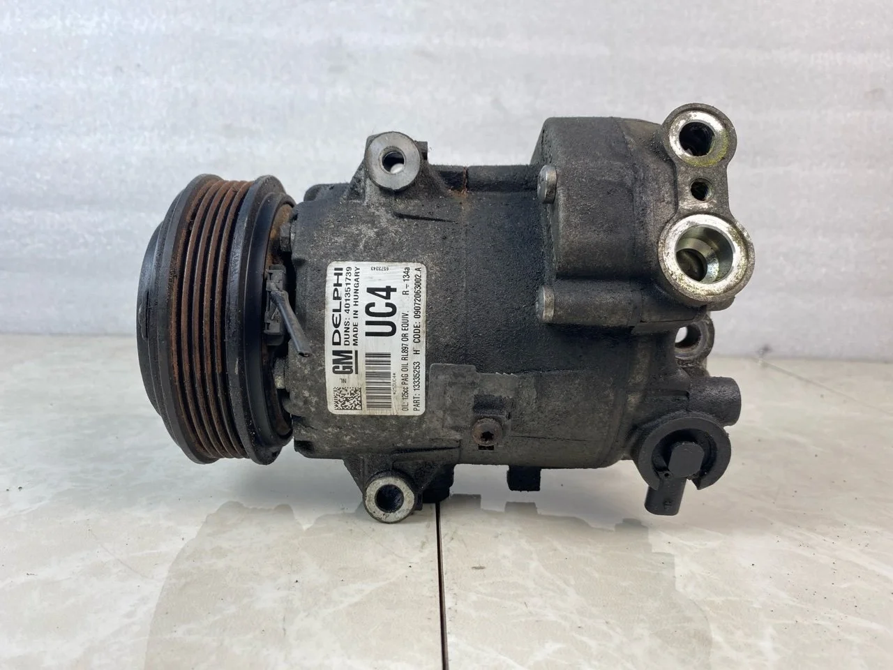 Компрессор кондиционера Opel Astra J 2009-2016 13335253 1.4 A14XER