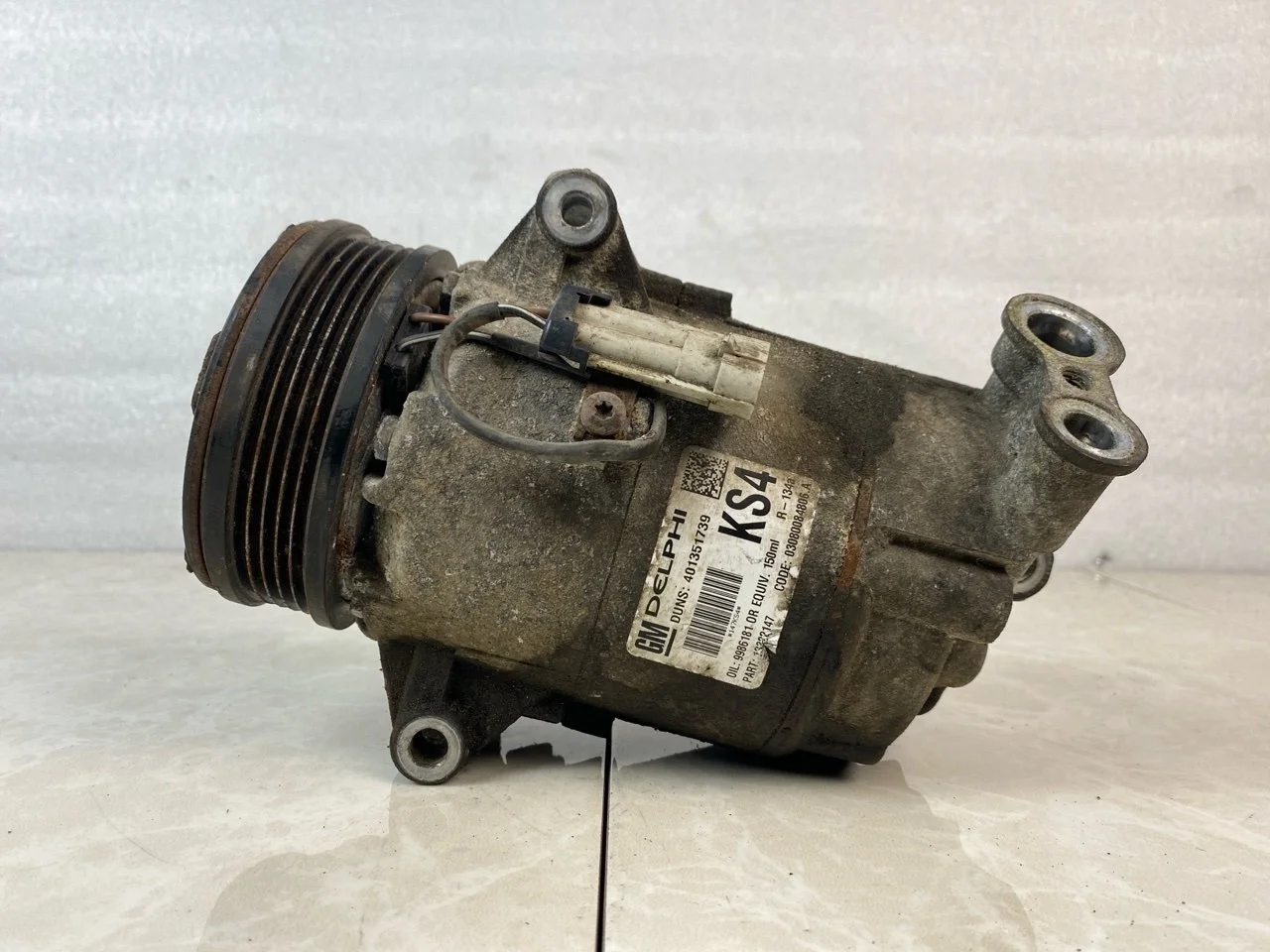 Компрессор кондиционера Opel Astra H 2004-2014 13322147 1.6 Z16XER