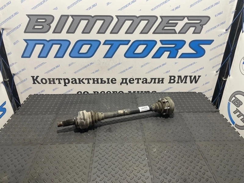 Привод Bmw X6 33207582141 E71 N55B30A, задний левый