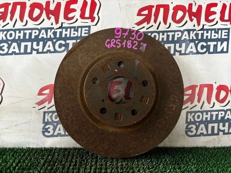 Тормозной диск Toyota Crown 4351230310 GRS182 3GR-FSE, передний