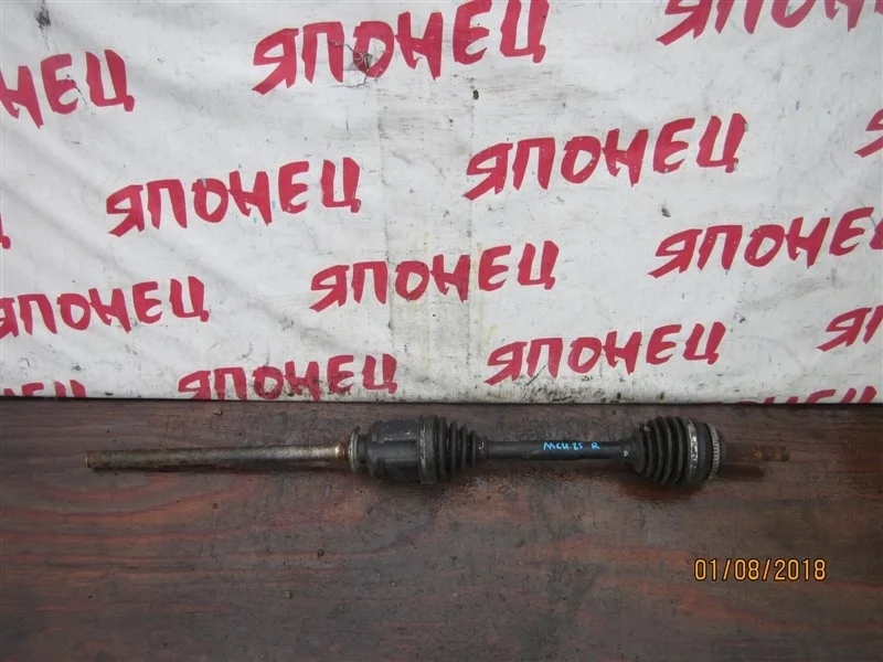 Привод Toyota Kluger V 4341048050 MCU25 1MZ-FE, передний правый
