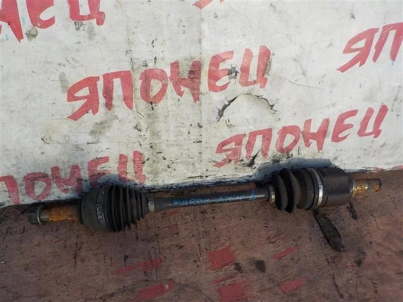 Привод Nissan March 39101AX005 AK12 CR12DE, передний левый