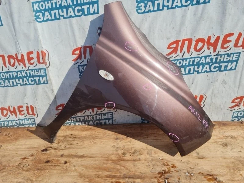 Крыло Nissan March 63100AX030 AK12 CR12DE, переднее правое