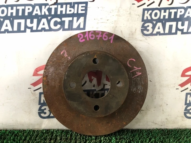 Тормозной диск Nissan Tiida 40206AX000 C11 HR15DE, передний