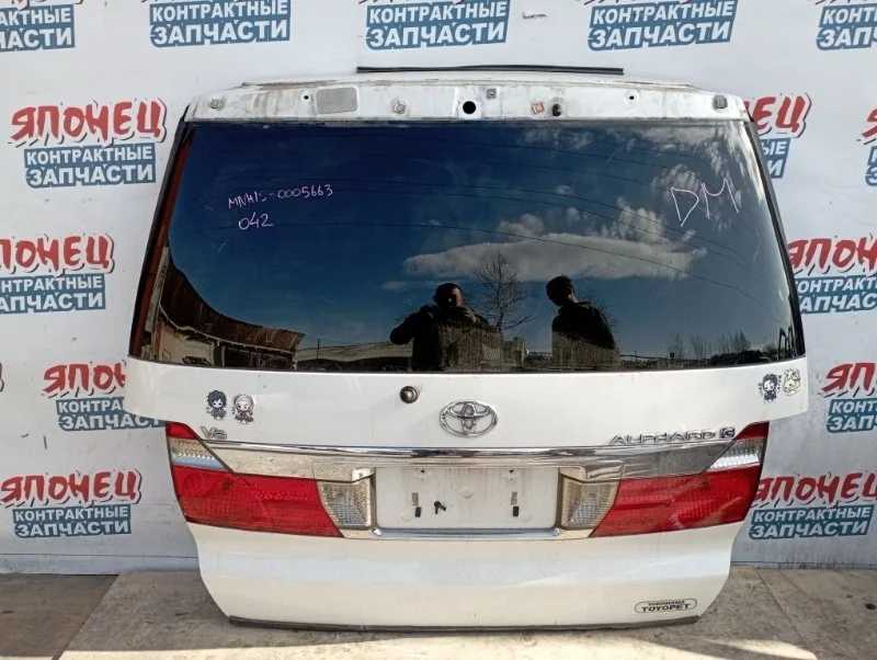 Дверь багажника Toyota Alphard 6700558011 MNH15 1MZ-FE