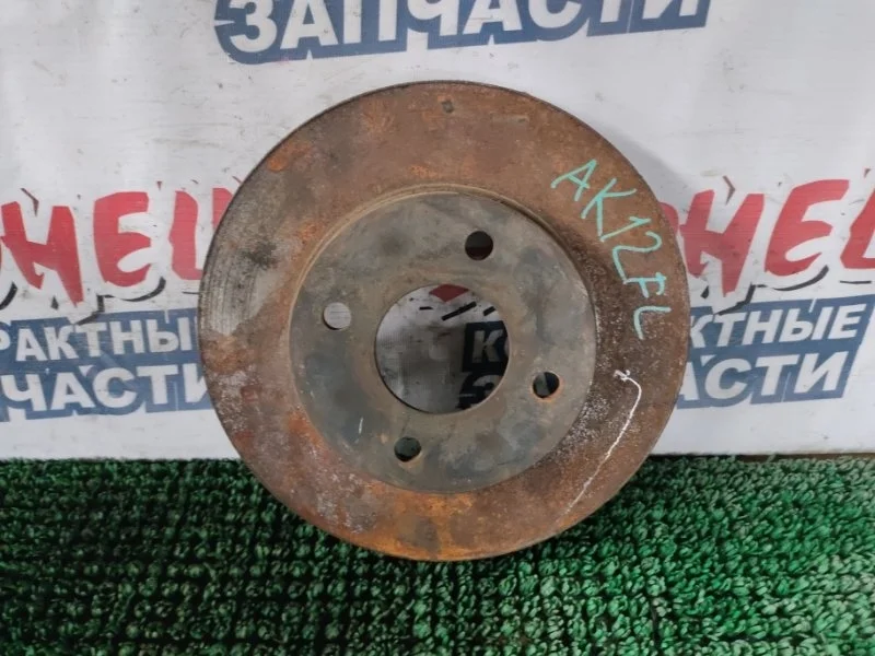 Тормозной диск Nissan March 40206AX000 AK12 CR12DE, передний