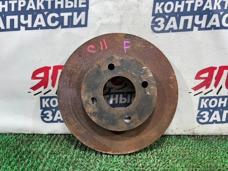 Тормозной диск Nissan Tiida 40206AX000 C11 HR15DE, передний