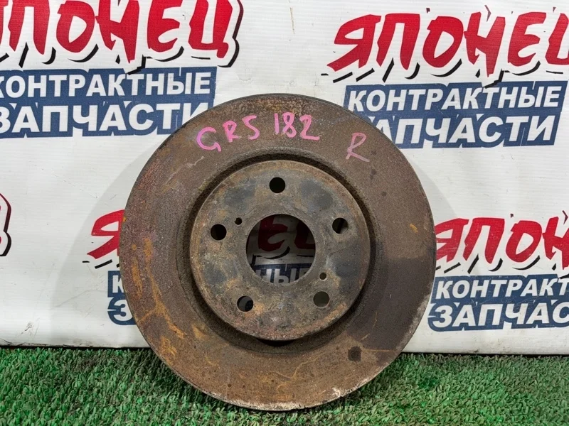 Тормозной диск Toyota Crown 4351230310 GRS182 3GR-FSE, передний