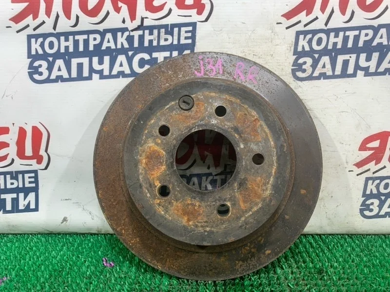 Тормозной диск Nissan Teana 432069Y000 J31 VQ23DE, задний