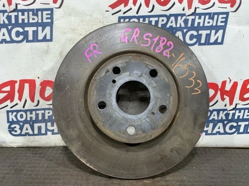 Тормозной диск Toyota Crown 4351230310 GRS182 3GR-FSE, передний