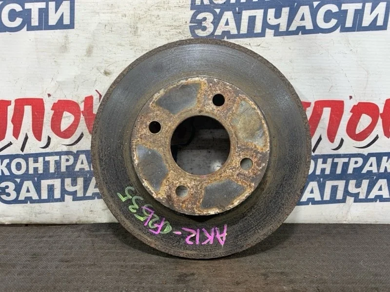 Тормозной диск Nissan March 40206AX000 AK12 CR12DE, передний