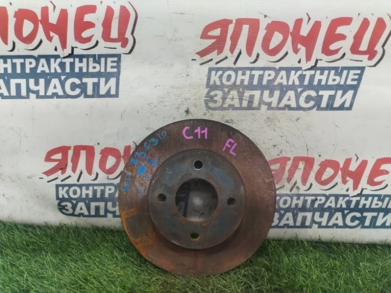 Тормозной диск Nissan Tiida 40206AX000 C11 HR15DE, передний