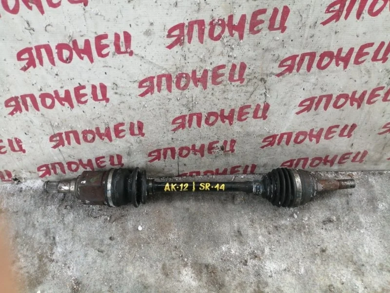 Привод Nissan March 39101AX005 AK12 CR12DE, передний левый