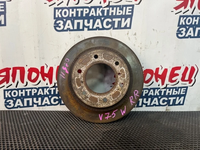 Тормозной диск Mitsubishi Pajero 2002 MR418067 V75W 6G74, задний