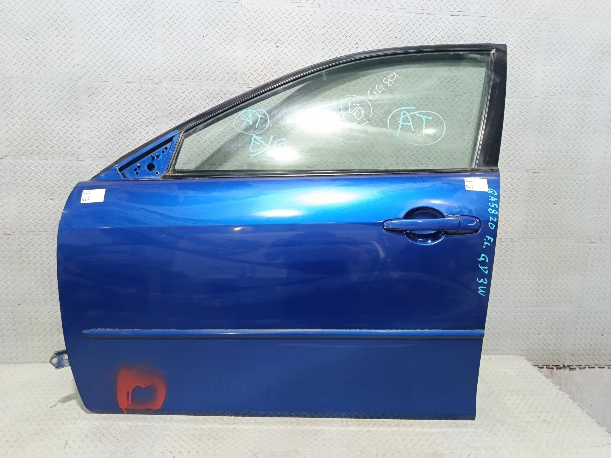 ДВЕРЬ MAZDA ATENZA MAZDA6 GG GG3P GG3S GGEP GGES GY GY3W GYEW GJYA5902XM ПЕРЕДНЯЯ ЛЕВАЯ синий, 25B QA5820