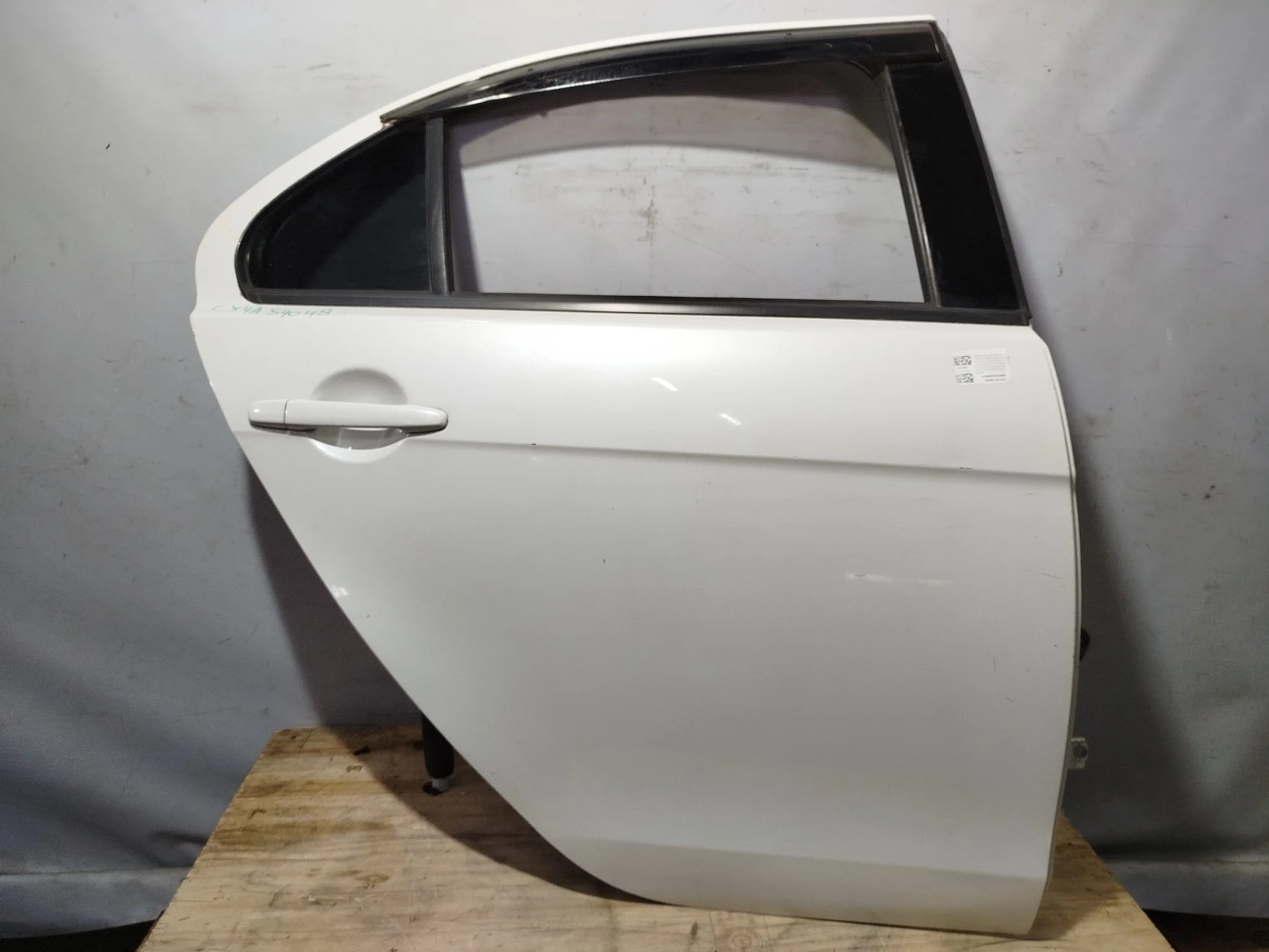 ДВЕРЬ MITSUBISHI GALANT FORTIS LANCER CX1A CX2A CX3A CX4A CX5A CX6A CX8A CX9A CY1A CY2A CY3A CY4A CY5A CY6A CY8A CY9A 5730A582 ЗАДНЯЯ ПРАВАЯ белый, W13 S4048