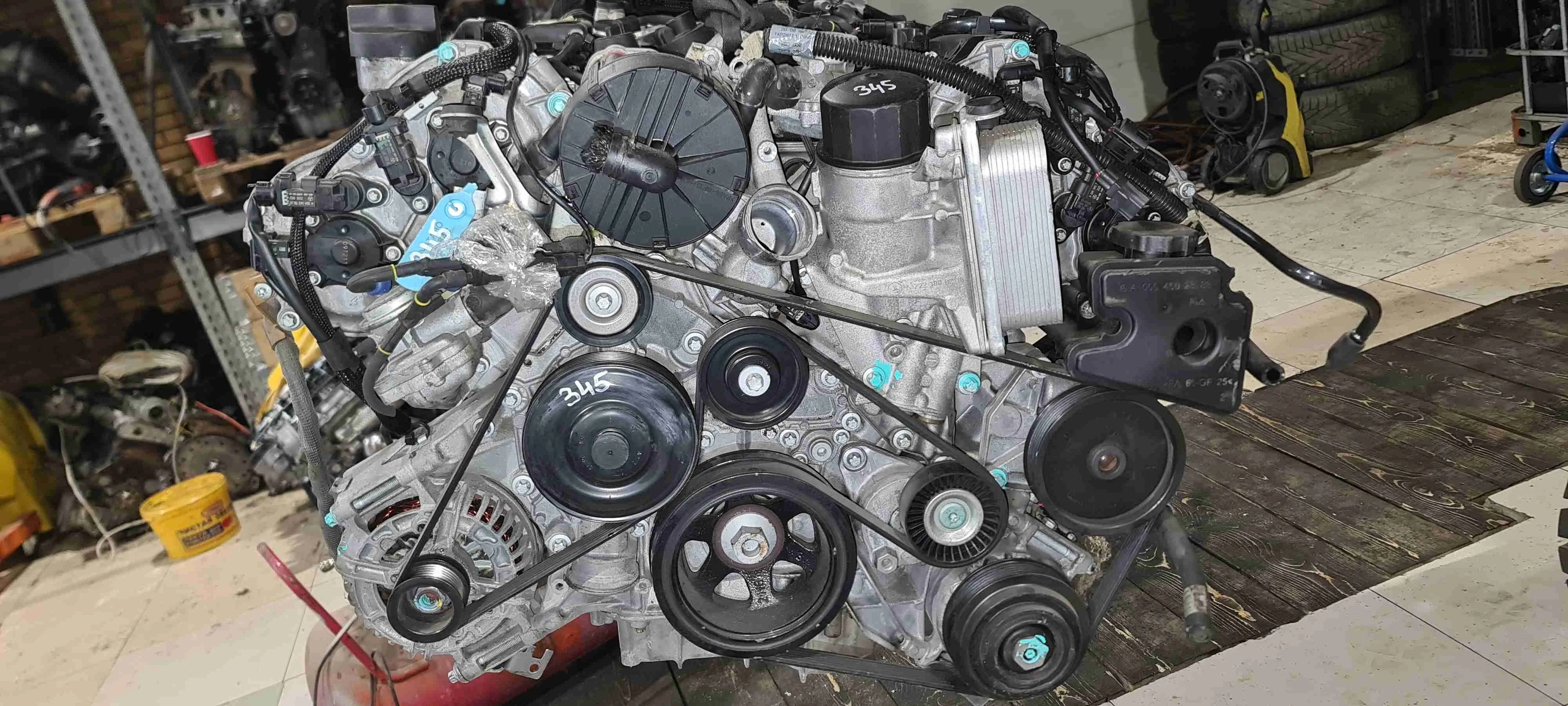 Двигатель Mercedes-Benz M-класс W164 рестайлинг (2008—2011) 2009 3.5  АКПП Кроссовер