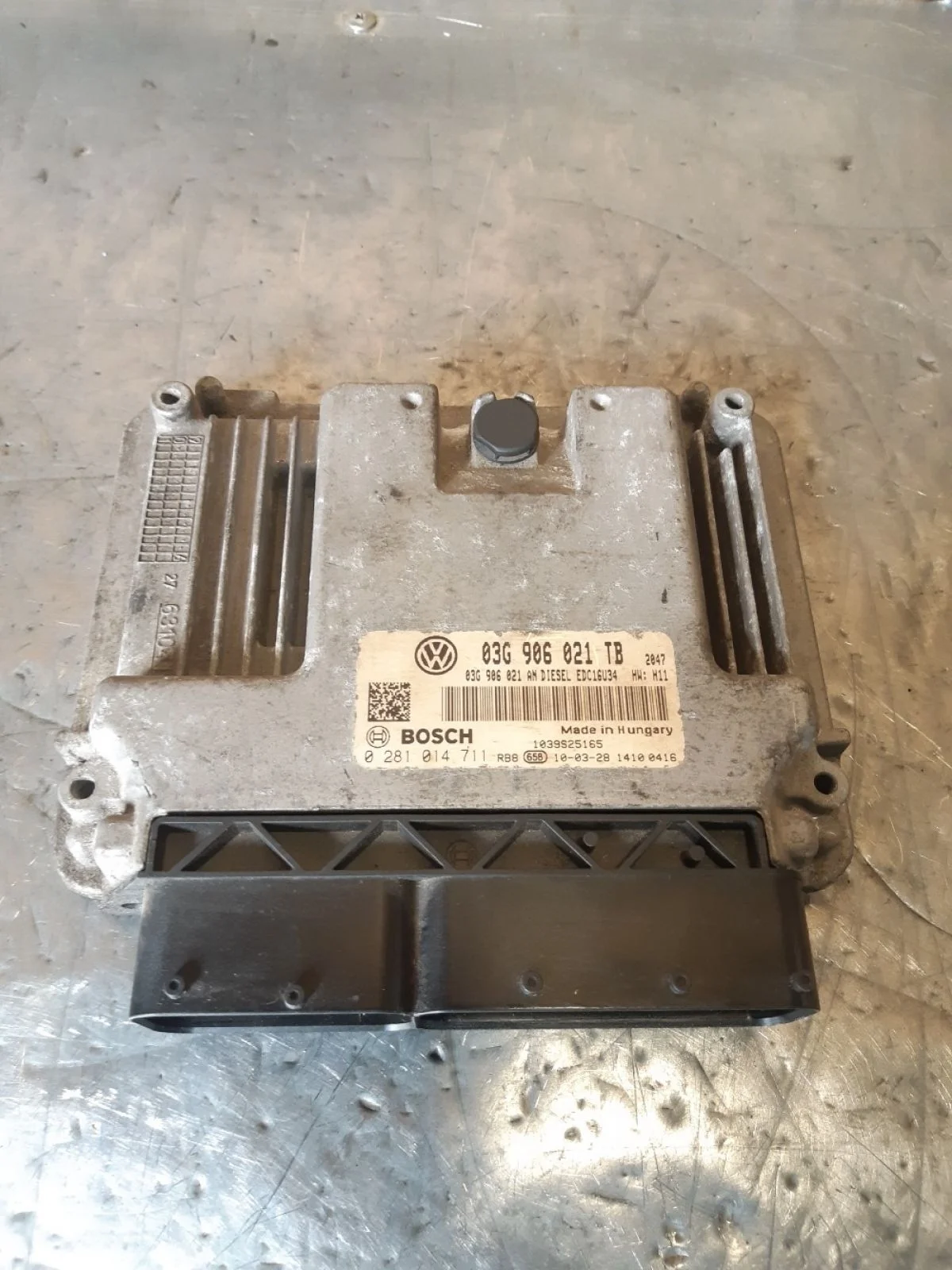 Блок управления двигателем Skoda Octavia II рестайлинг (2008—2013) 2010 1Z/F9R