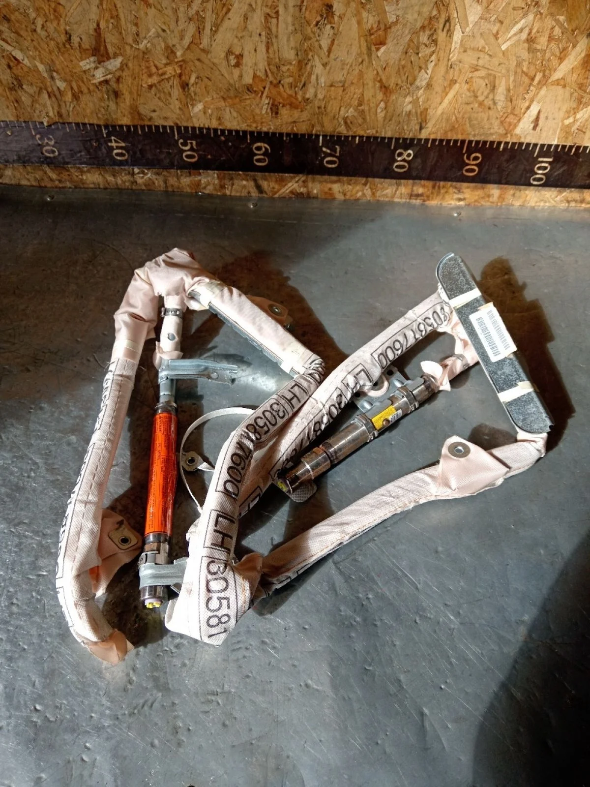 Подушка безопасности боковая (шторка) Nissan Pathfinder III рестайлинг (2010—2014) 2011 KAF - бежевый