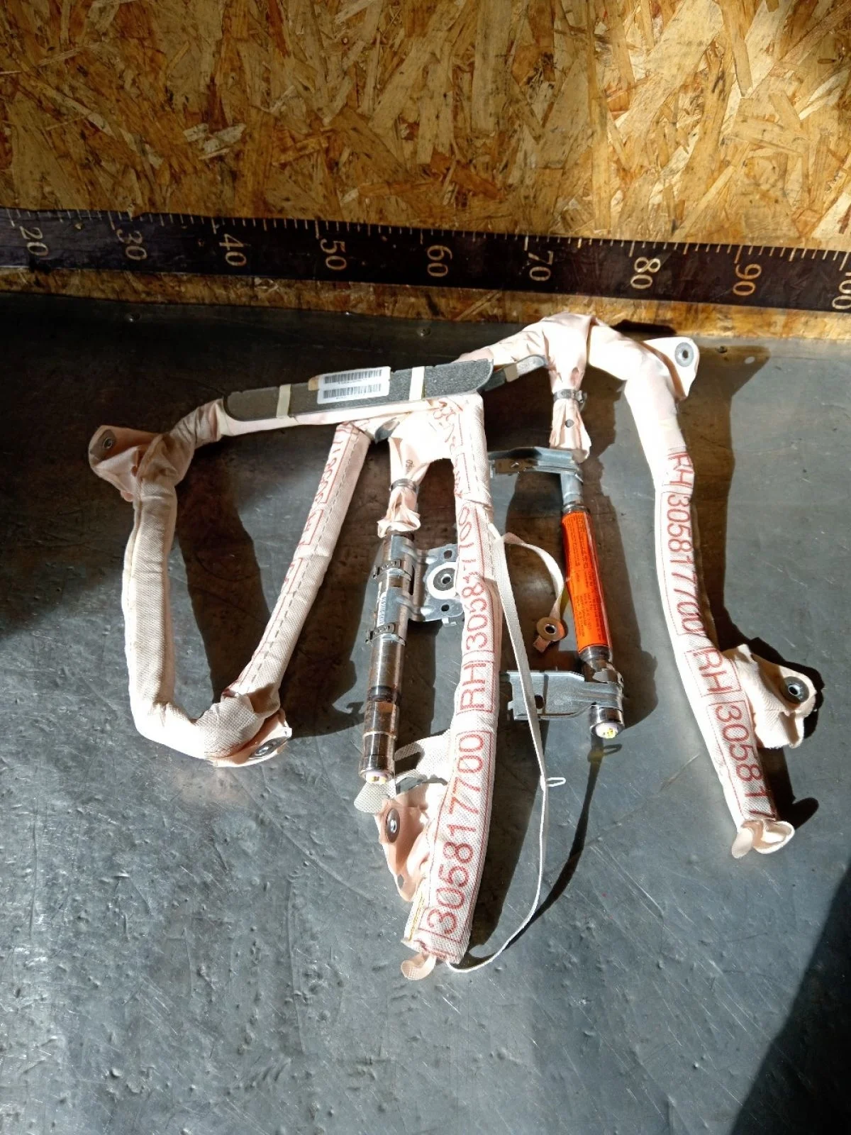 Подушка безопасности боковая (шторка) Nissan Pathfinder III рестайлинг (2010—2014) 2011 KAF - бежевый