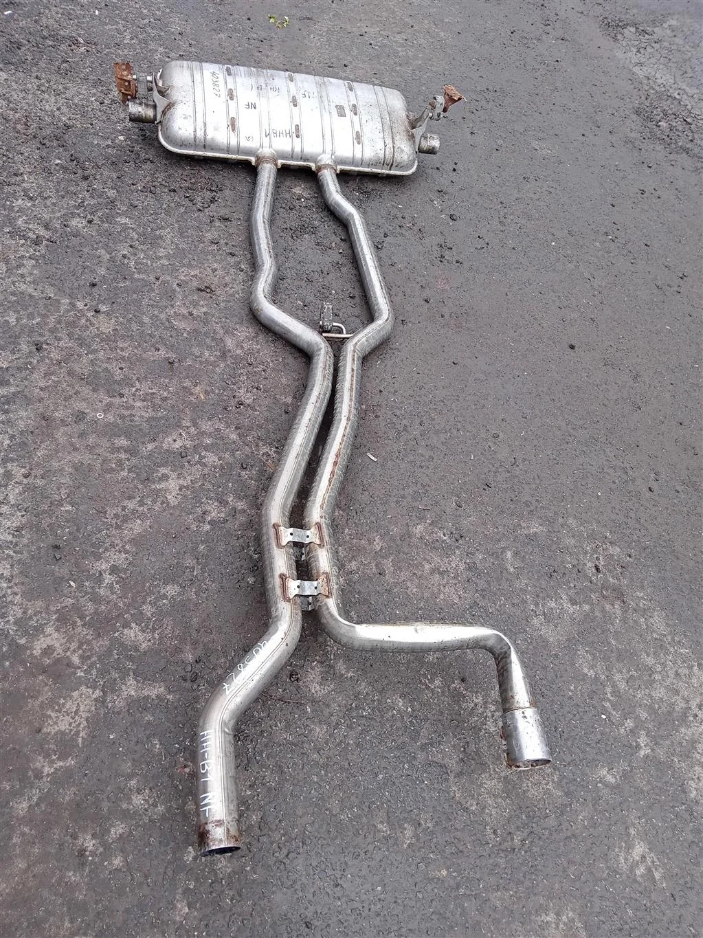 Глушитель задняя часть VW Touareg NF (2011-2018)