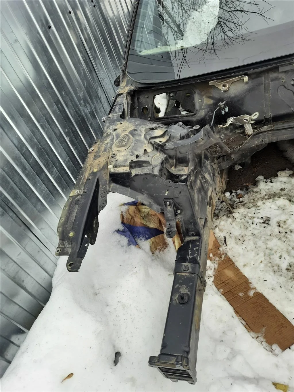 Лонжерон четверть передний правый Audi A8 D4 4H