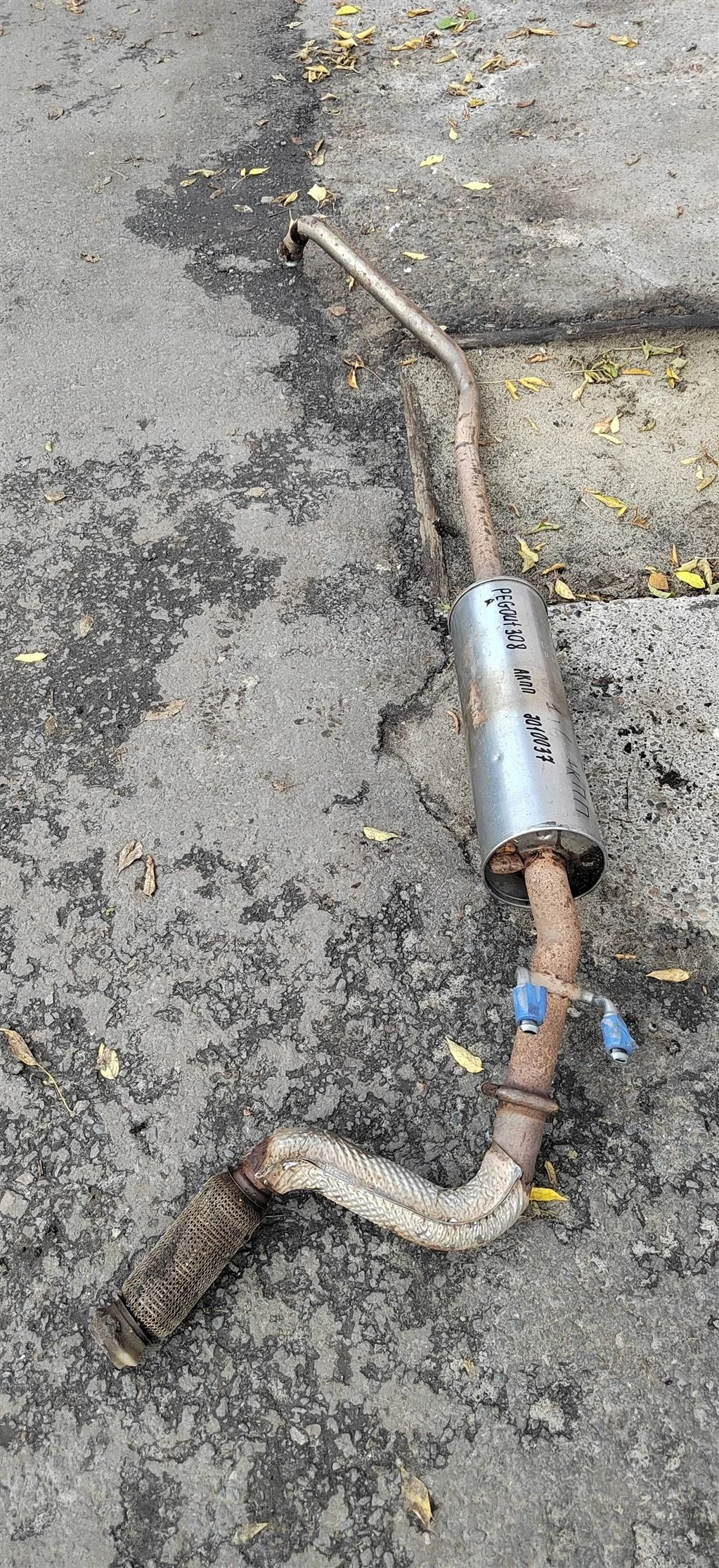 Резонатор глушителя Peugeot 308 (2007-2015)