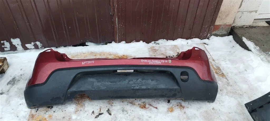 Бампер задний Renault Sandero 2009-