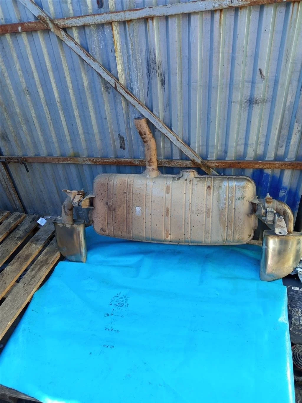 Глушитель задняя часть VW Touareg NF (2011-2018)