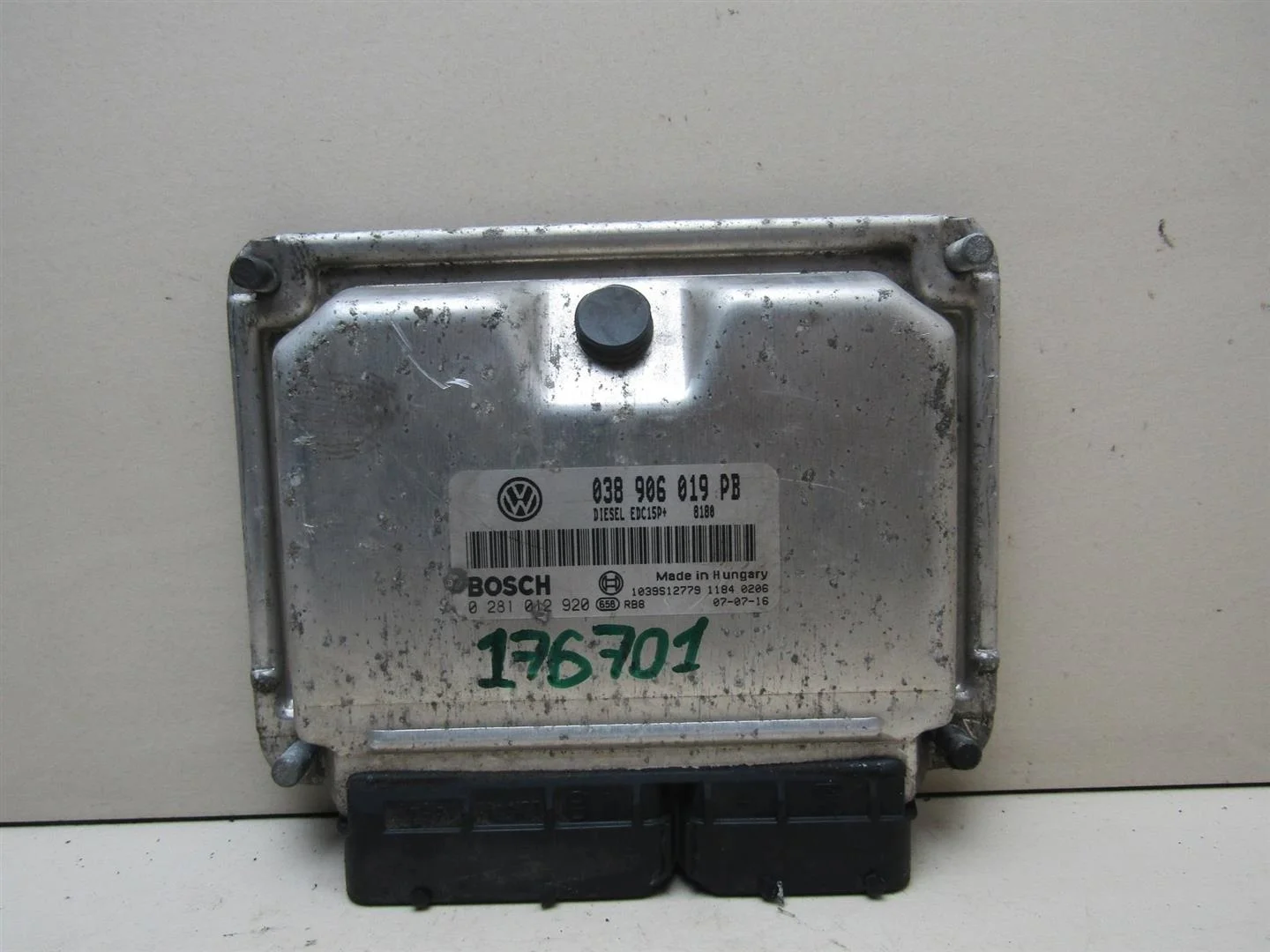 Блок управления двигателем Skoda Octavia (A4 1U-) 2000-2011  [038906019PB]  1.9 TDI AXR в Вологде