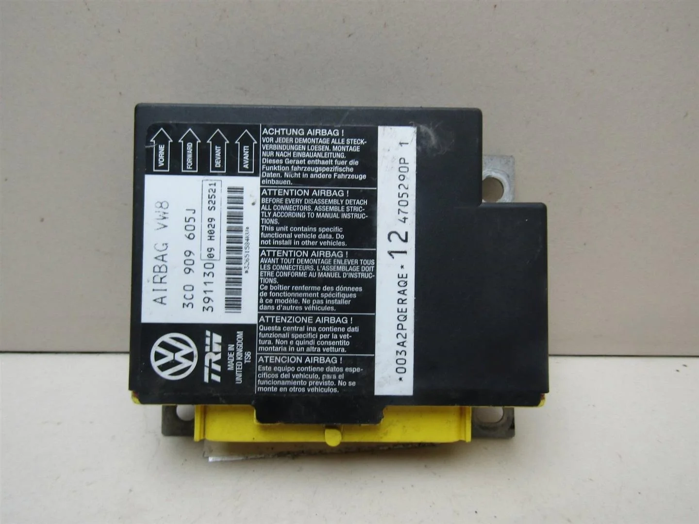 Блок управления AIR BAG VW Passat (B6) 2005-2010  [3C0909605J]  в Вологде