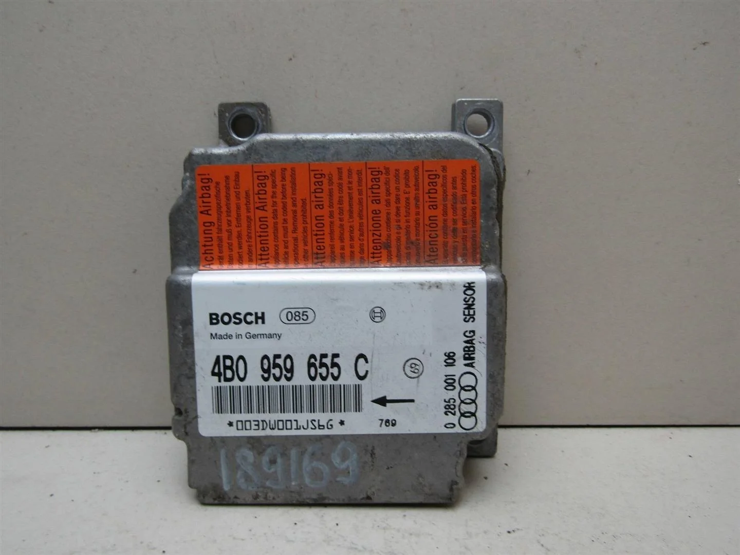 Блок управления AIR BAG Audi A6 (C5) 1997-2004  [4B0959655C]  2.4 V6 ALF в Вологде