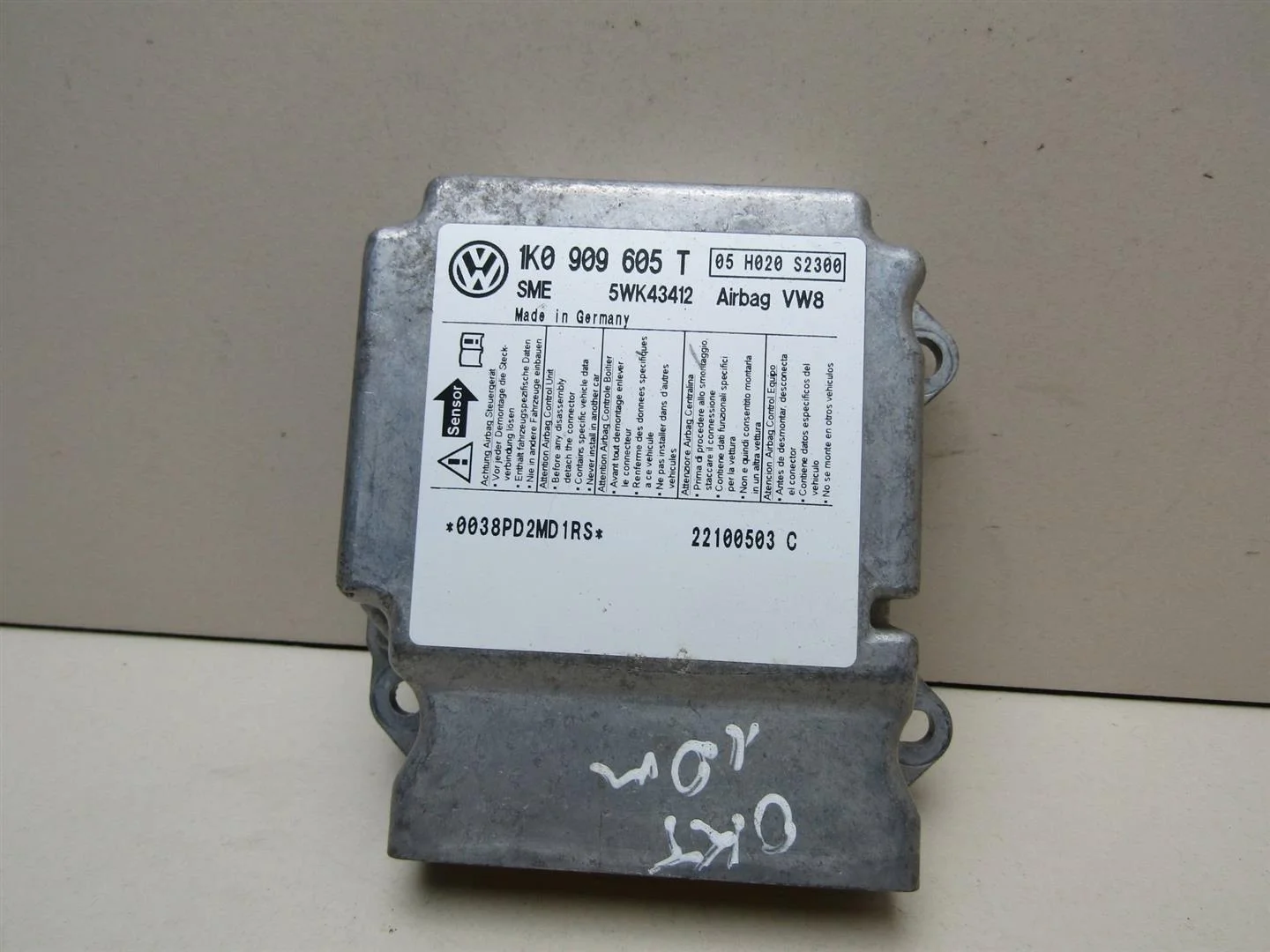 Блок управления AIR BAG Skoda Octavia (A5 1Z-) 2004-2013  [1K0909605T]  в Вологде