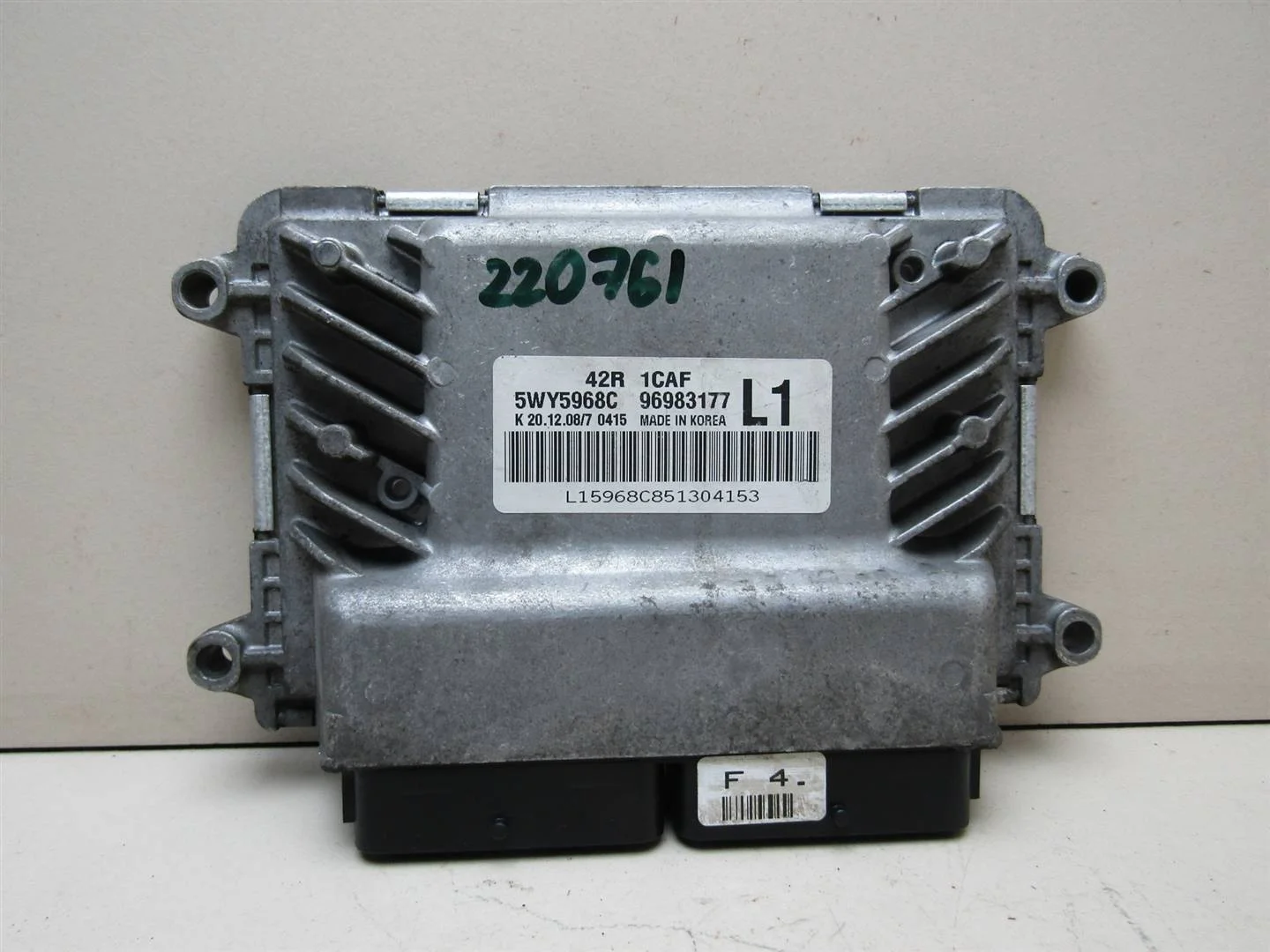 Блок управления двигателем Chevrolet Aveo (T250) 2005-2011  [96983177]  1.2 16V B12D1 в Вологде