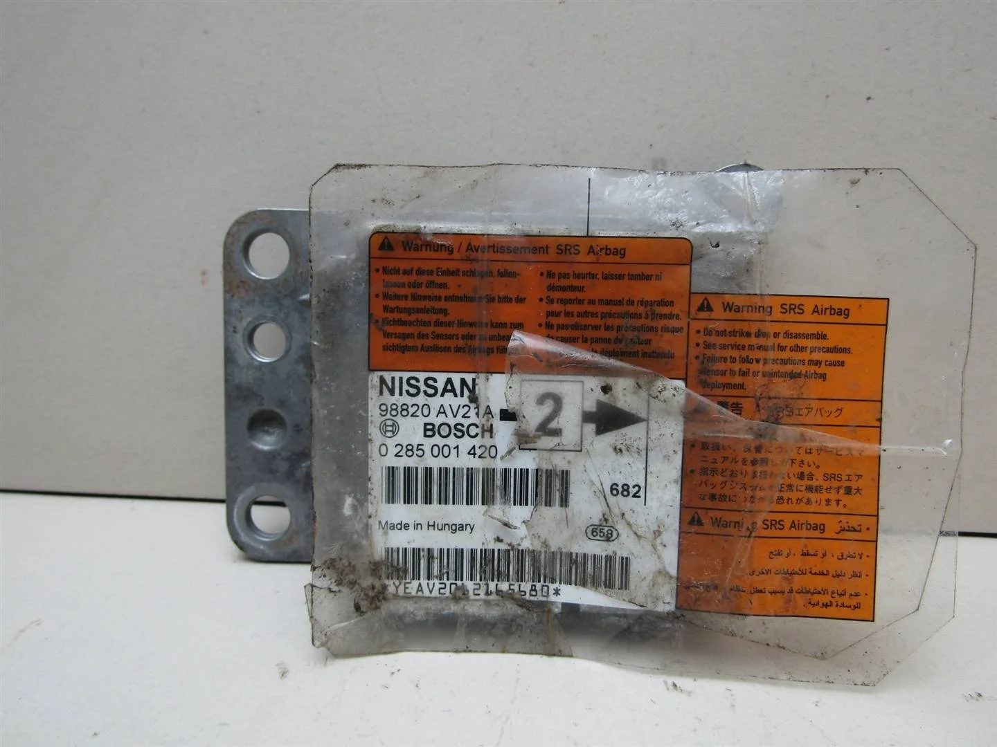 Блок управления AIR BAG Nissan Primera P12E 2002-2007  [98820AV21A]  1.6 QG16DE в Вологде