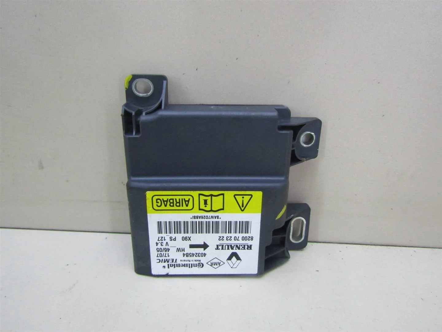 Блок управления AIR BAG Renault Logan 2005-2014  [8201163278]  1.6 K7M710 в Вологде
