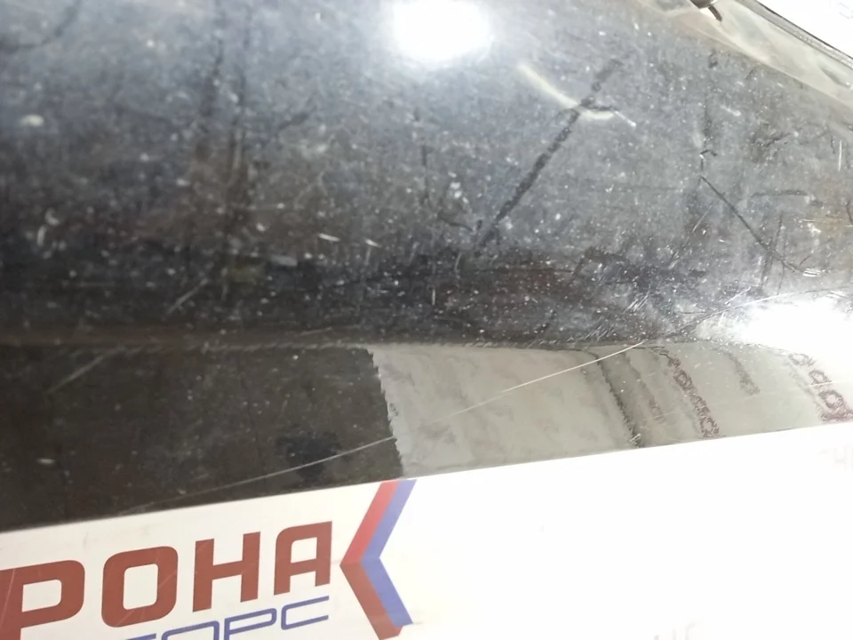 Накладка порога правая Б/У потертости царапины