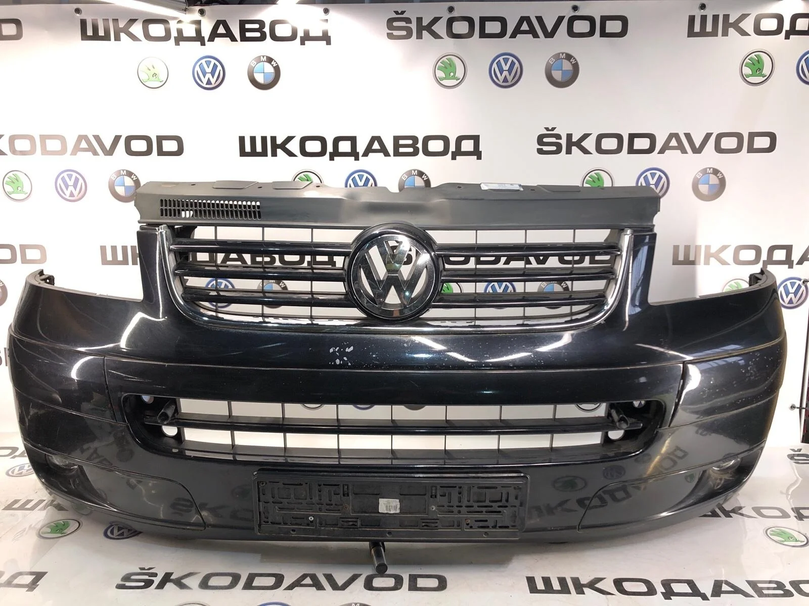 Бампер Volkswagen Transporter 2006 7H5807101MGRU T5 2.5 BNZ, передний