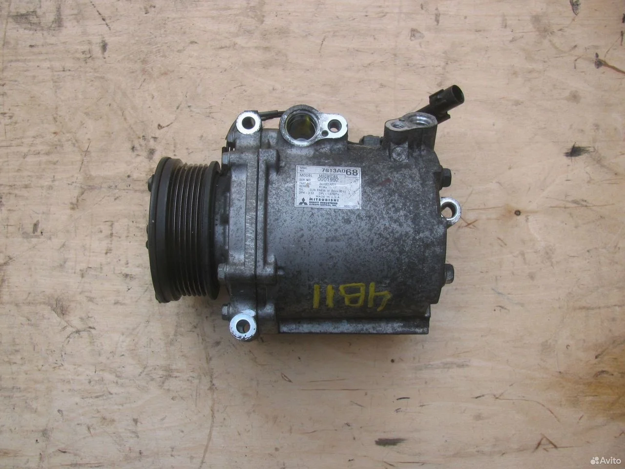 Компрессор кондиционера mitsubishi lancer asx outl